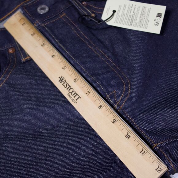 NWT $138 Levi's 501 Original Selvedge Jeans High Rise Dark Wash Women Size 26x30 - Picture 15 of 15